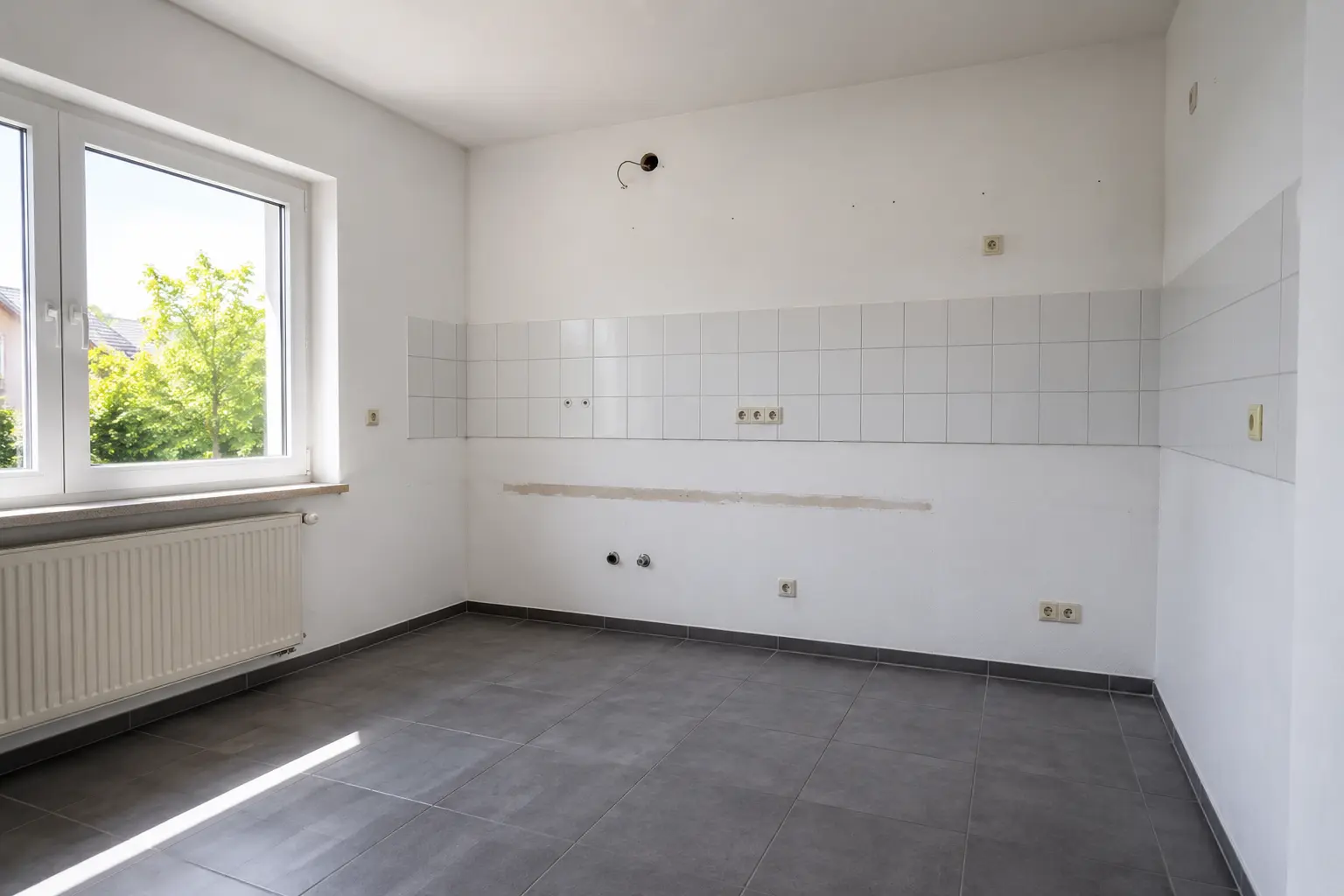 Renovierte Küche einer Wohnung in Straubing