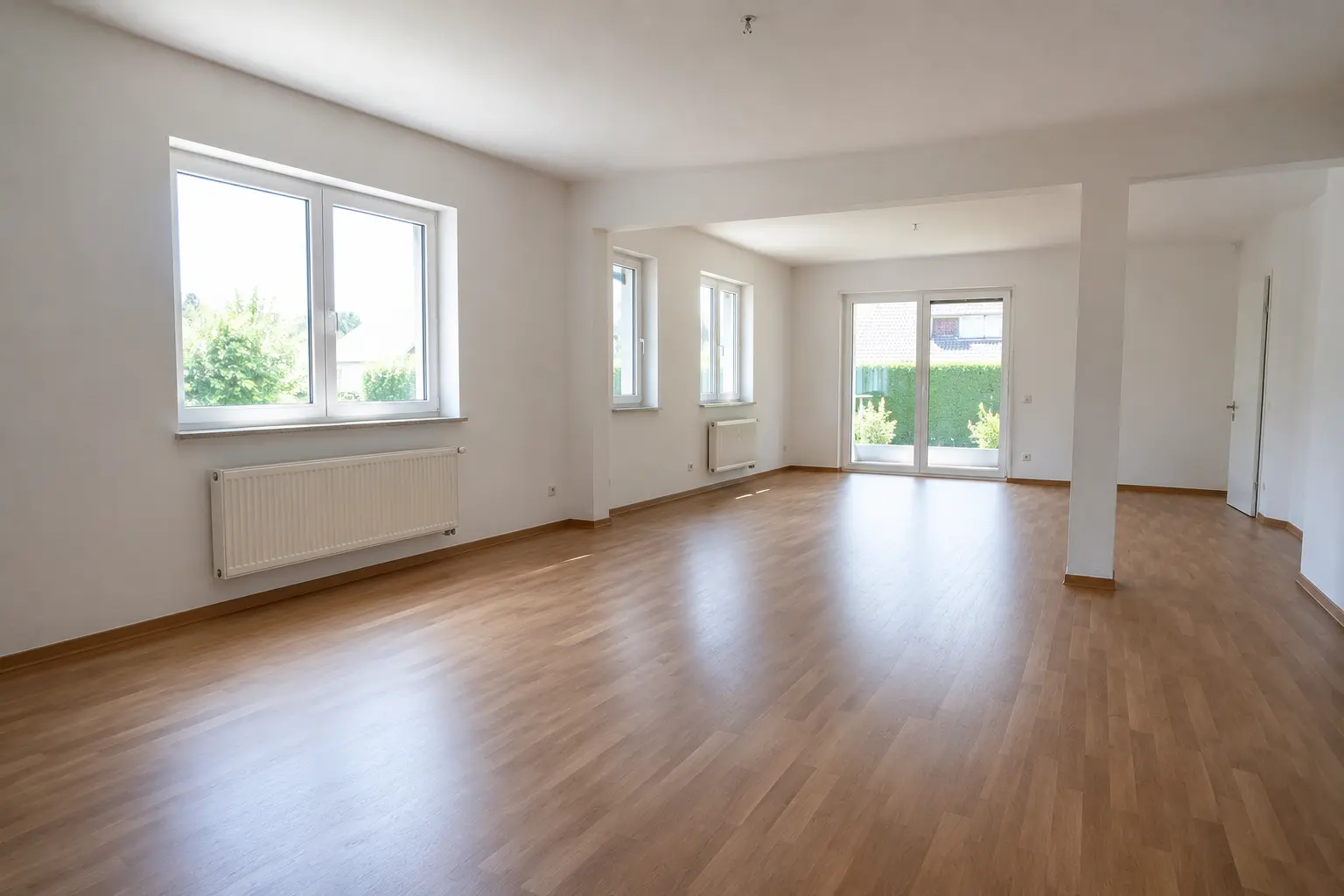 Offener Wohnbereich in einem Einfamilienhaus in Straubing